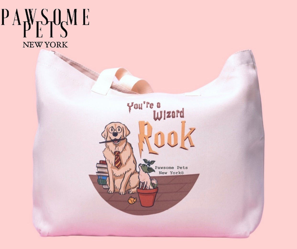 TOTE BAG - YOU'RE A WIZARD PUP