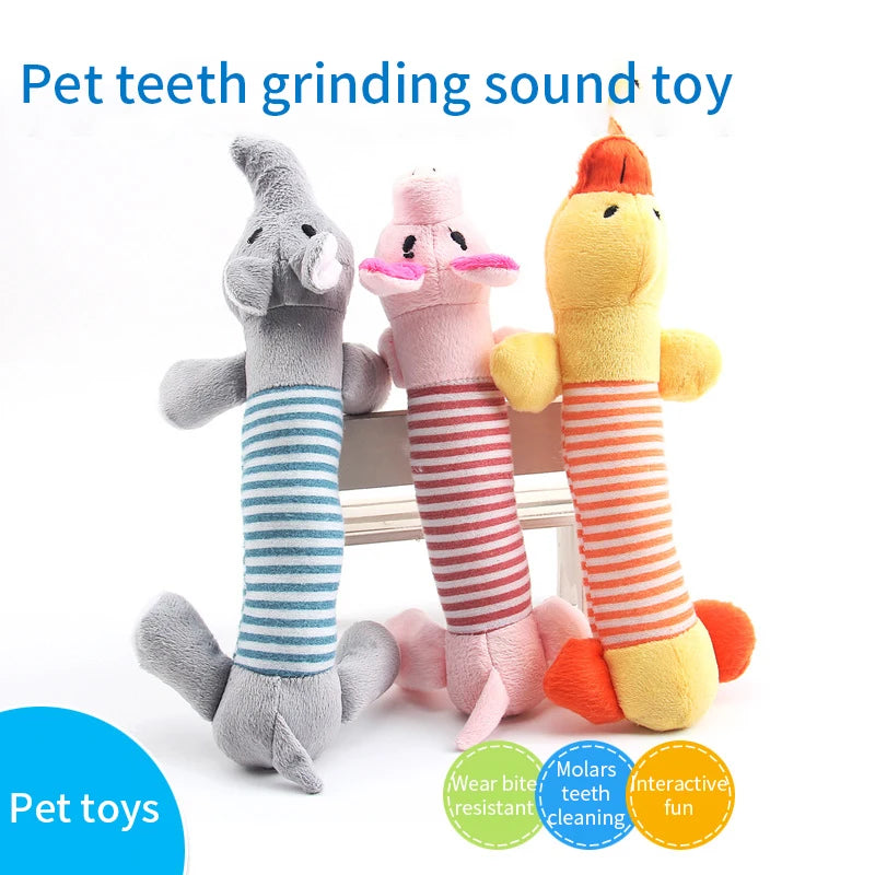 Pet Dog Toy Squeak Plush Toy For Dogs Supplies Fit for All Puppy Pet