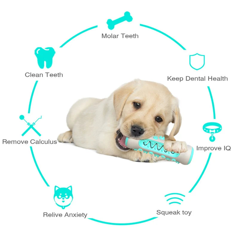 Dog Molar Toothbrush Toys Chew Cleaning Teeth Safe Puppy Dental Care